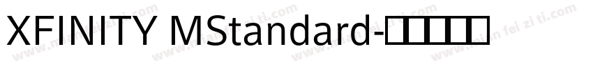 XFINITY MStandard字体转换
